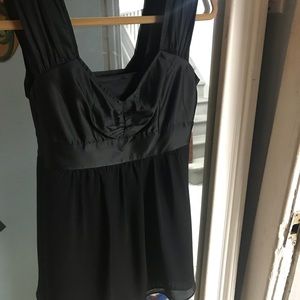 Black baby doll top from Express in a size 6
